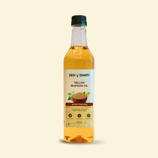 Oldenessence Wood Cold Pressed Yellow Mustard Oil